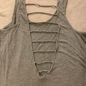 Gray Zella Exercise Workout Tank Top